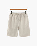 Porto Linen Shorts – Sand Beige