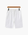 Porto Linen Shorts – Pure White